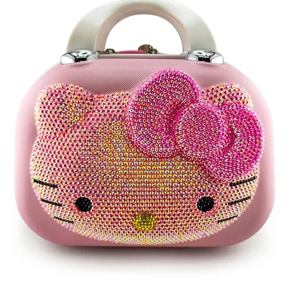 Sanrio | Bags | Hello Kitty Rhinestone Luggage Carry On New | Poshmark
